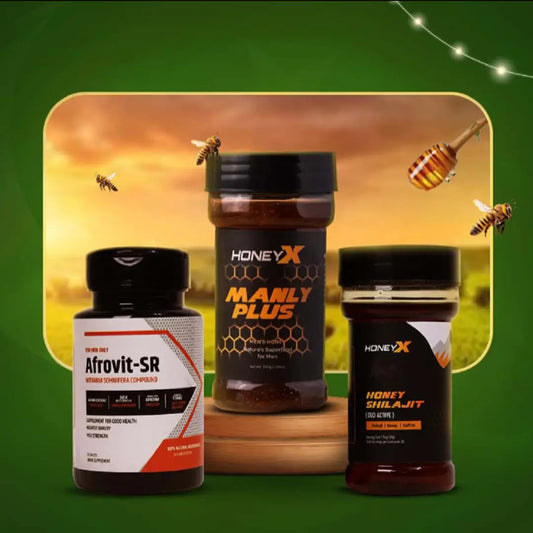 Daily herbal solution for energy and performance by honeyx | nature's superfood for men