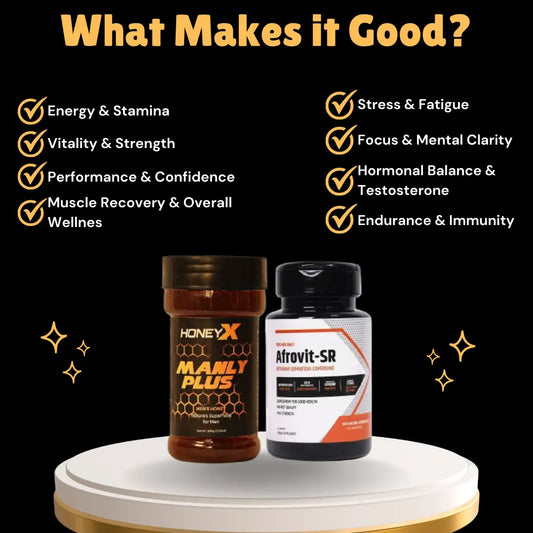 energy and strength supplement for men by honeyx