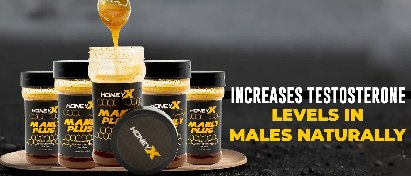 Load video: HoneyX for Men, Nature&#39;s Superfood for Men.