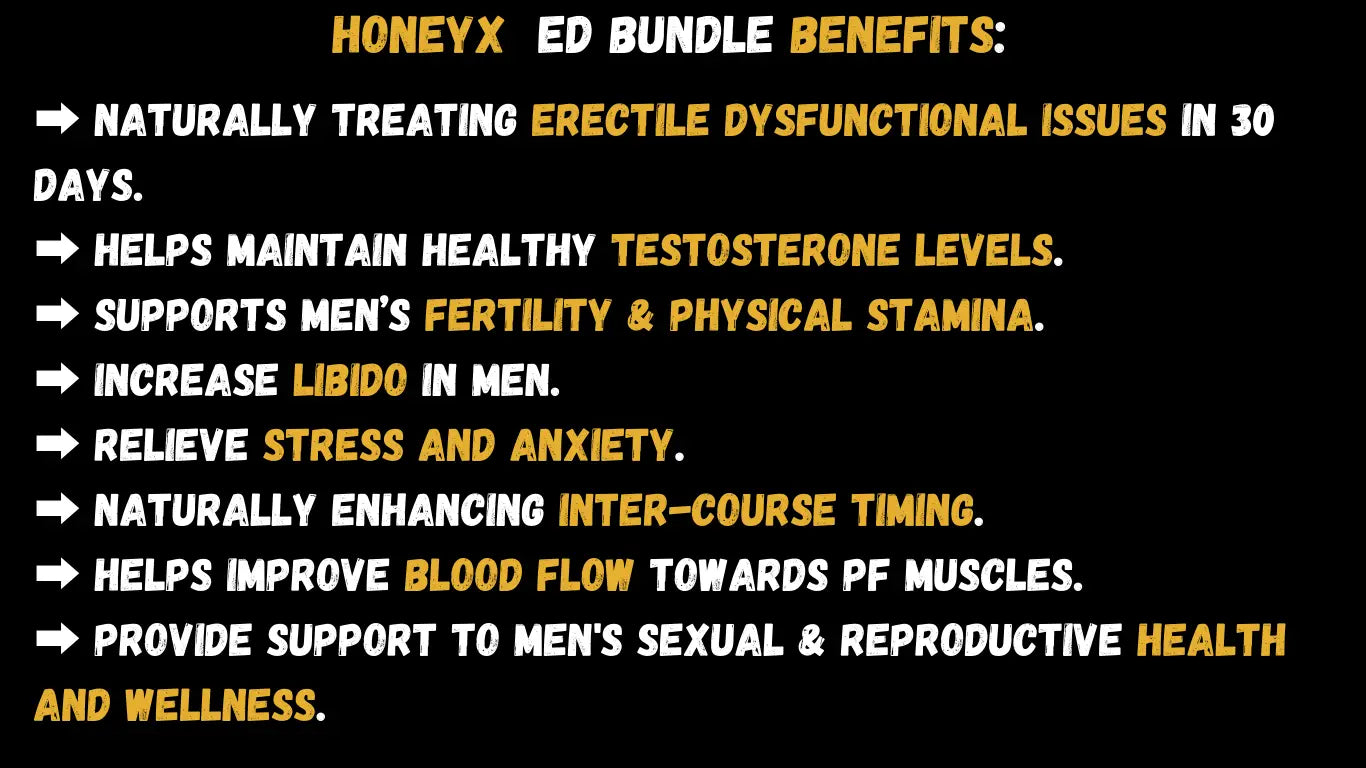 honeyx ed bundle benefits