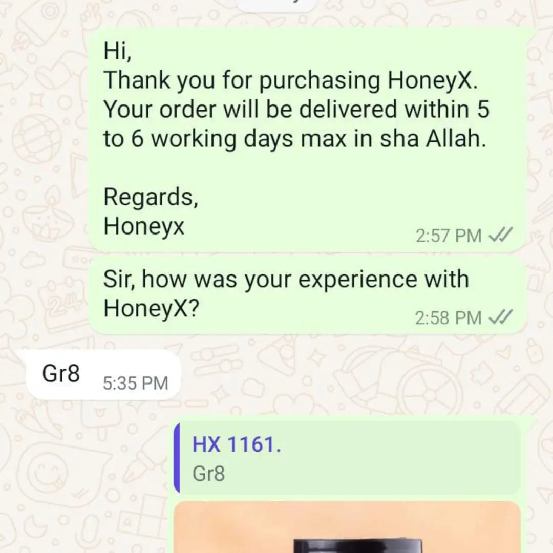 honeyx customer reviews from karachi