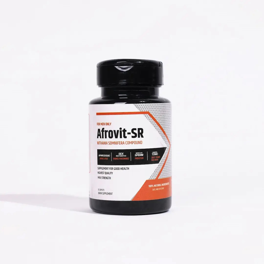 natural and organic afrovit sr caplets by honeyx